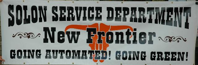 Solon Service Department Signage